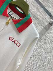 Gucci Striped White Cotton Sweatshirt - 2