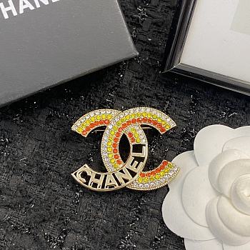 Chanel colorful brooch 