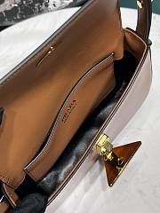 Prada brown leather shoulder bag 1BD339 - 4