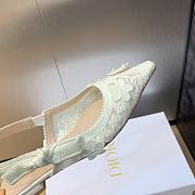 Dior J'Adior Slingback Transparent White Pump 2.5cm - 2