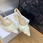 Dior J'Adior Slingback Transparent White Pump 2.5cm - 5