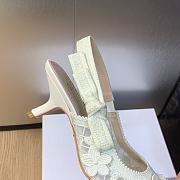 Dior J'Adior Slingback Transparent White Pump 6.5cm - 4