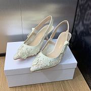 Dior J'Adior Slingback Transparent White Pump 6.5cm - 2