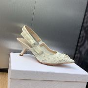 Dior J'Adior Slingback Transparent White Pump 6.5cm - 3