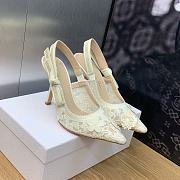 Dior J'Adior Slingback Transparent White Pump 10.5cm - 1