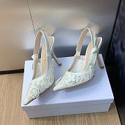 Dior J'Adior Slingback Transparent White Pump 10.5cm - 6