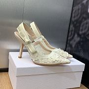 Dior J'Adior Slingback Transparent White Pump 10.5cm - 5