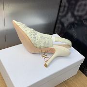 Dior J'Adior Slingback Transparent White Pump 10.5cm - 4