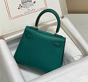 Hermes Kelly Vert Green Epsom Mini 20 Bag - 6