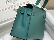 Hermes Kelly Vert Green Epsom Mini 20 Bag - 5