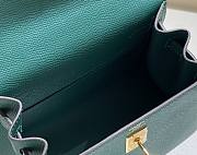 Hermes Kelly Vert Green Epsom Mini 20 Bag - 2