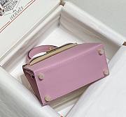 Hermes Kelly Vert Pink Epsom Mini 20 Bag - 2