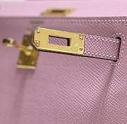 Hermes Kelly Vert Pink Epsom Mini 20 Bag - 5