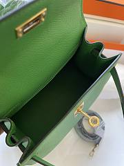 Hermes Kelly Vert Very Green Epsom Mini 20 Bag - 6