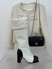 Chanel 23C white high boots 9mm - 2