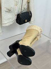 Chanel 23C beige high boots 9mm - 2