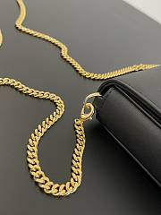 Fendi Fendigraphy black FF fabric chain wallet - 4