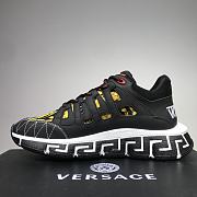 VERSACE Leather Trigreca Sneakers - 3