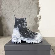 Balenciaga painted strike boots - 1