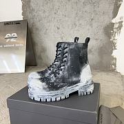 Balenciaga painted strike boots - 5