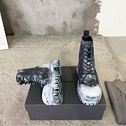 Balenciaga painted strike boots - 2