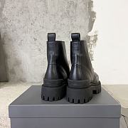 Balenciaga black painted strike boots - 3