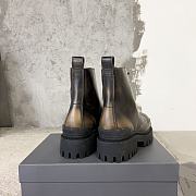 Balenciaga yellow painted strike boots - 2