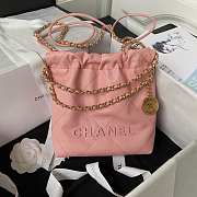 Chanel 22 mini pink tote bag AS3980 - 1