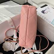 Chanel 22 mini pink tote bag AS3980 - 3