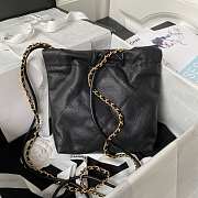 Chanel 22 mini black tote bag AS3980 - 4