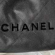 Chanel 22 mini black tote bag AS3980 - 3