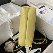 Chanel 22 mini yellow tote bag AS3980 - 5