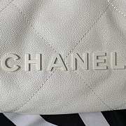 Chanel 22 mini white tote bag AS3980 - 2