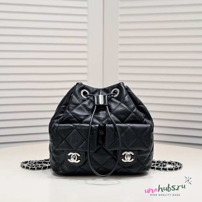 Chanel 23P lambskin leather 2 pockets backpack - 1