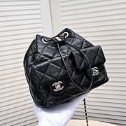 Chanel 23P lambskin leather 2 pockets backpack - 3