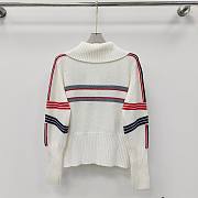 Dior white wool and cashmere knit sweater  - 4