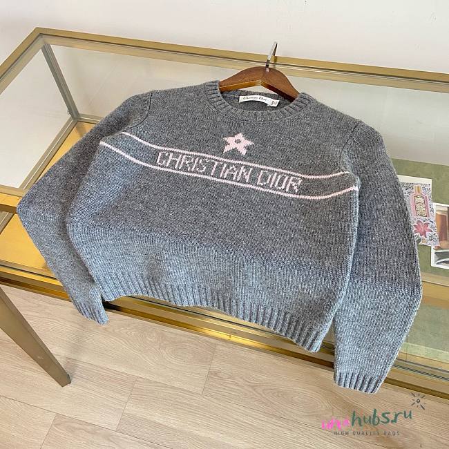 Dior gray wool sweater - 1