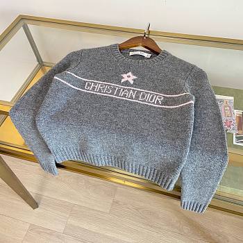 Dior gray wool sweater