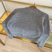 Dior gray wool sweater - 5