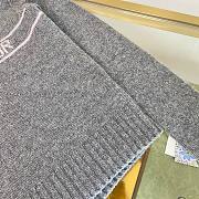 Dior gray wool sweater - 4