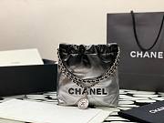 Chanel 22 mini ombre black tote bag AS3980 - 1