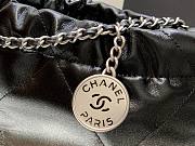 Chanel 22 mini ombre black tote bag AS3980 - 3