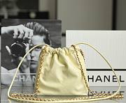 Chanel 22 mini yellow/ gold tote bag AS3980 - 6