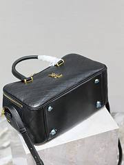 YSL Lyia Black Duffle Bag - 3