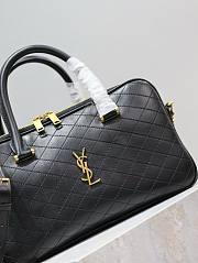 YSL Lyia Black Duffle Bag - 2