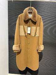 Fendi brown fur long coat  - 5