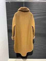 Fendi brown fur long coat  - 3