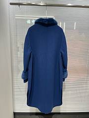 Fendi blue fur long coat - 4