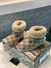 Gucci beige fur boots - 6