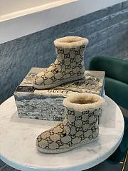 Gucci beige fur boots - 3